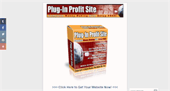 Desktop Screenshot of pluginprofitsite.net